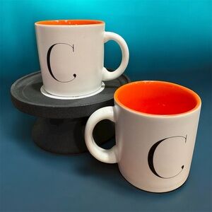 Indigo Espresso Cup Set – C Monogram - New